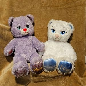 Build A Bear Disney Frozen Elsa & Anna Bear Plush